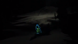 Illustration for article titled Night Skiing with Light Suits Is Like Being in Tron for the Winter